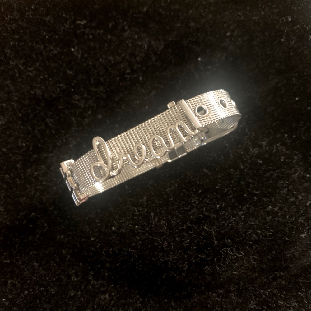 Silver mesh “Dream” bracelet